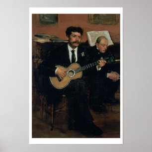 Edgar Degas   Porträtt i Lorenzo Pagans Poster