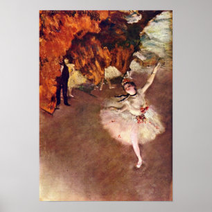 Edgar Degas - Prima ballerina (Rosita Mauri) Poster