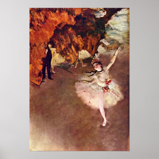 Edgar Degas - Prima ballerina (Rosita Mauri) Poster (Framsidan)