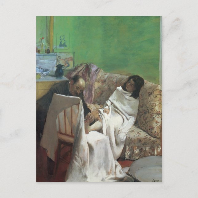 Edgar Degas | Prövningen, 1873 Vykort (Framsida)