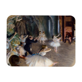 Edgar Degas - Rehearsal of the Ballet Onstage Magnet