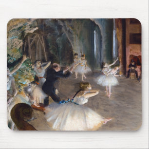 Edgar Degas - Rehearsal of the Ballet Onstage Musmatta