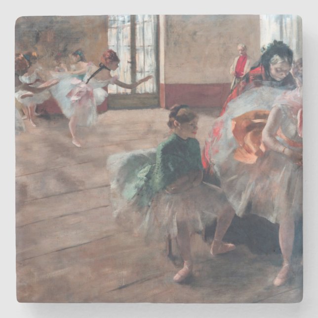 Edgar Degas - Rehearsal Stenunderlägg (Framsidan)