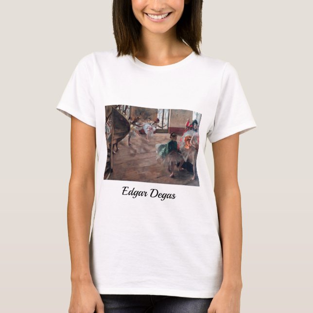 Edgar Degas - Rehearsal T Shirt (Framsida)