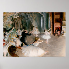 Edgar Degas repetition Poster