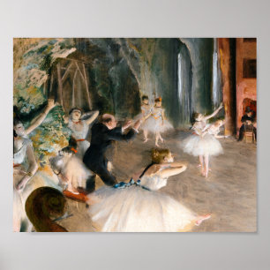 Edgar Degas repetition Poster