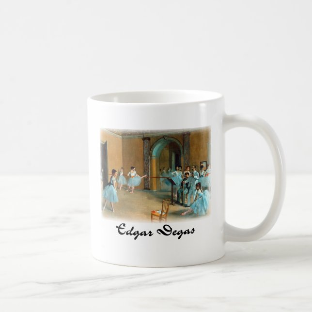 Edgar Degas - repetitionen av platsen Kaffemugg (Höger)