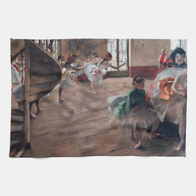 Edgar Degas - Repetitionen Kökshandduk (Horisontell)