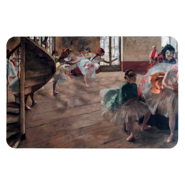 Edgar Degas - Repetitionen Magnet (Horisontell)