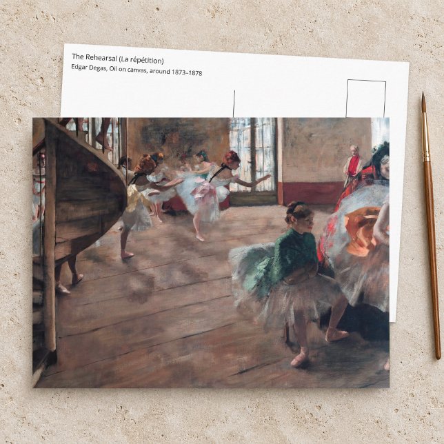 Edgar Degas - Repetitionen Vykort (Skapare uppladdad)
