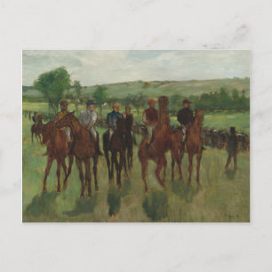 Edgar Degas Riders Vykort