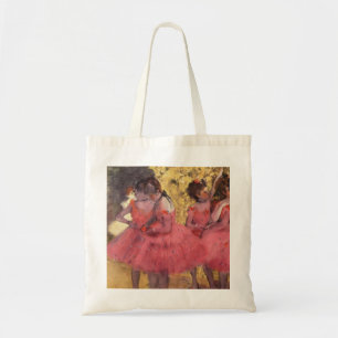 Edgar Degas Rosa Dancers Tygkasse