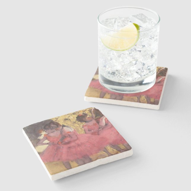 Edgar Degas Rosa Dancers Underlägg (Sidan)