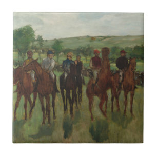 Edgar Degas   ryttarna Kakelplatta