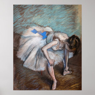 Edgar Degas - Sittande dansare Poster