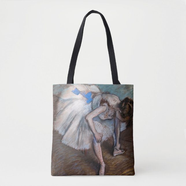Edgar Degas - Sittande dansare Tygkasse (Framsida)
