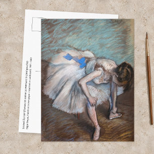 Edgar Degas - Sittande dansare Vykort