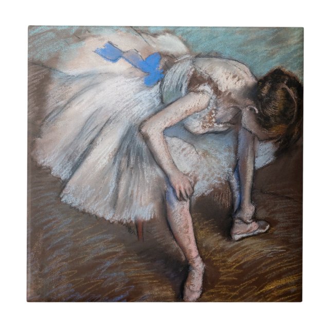 Edgar Degas - Sittdansare Kakelplatta (Framsidan)