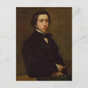 Edgar Degas Självporträtt, 1855 Vykort