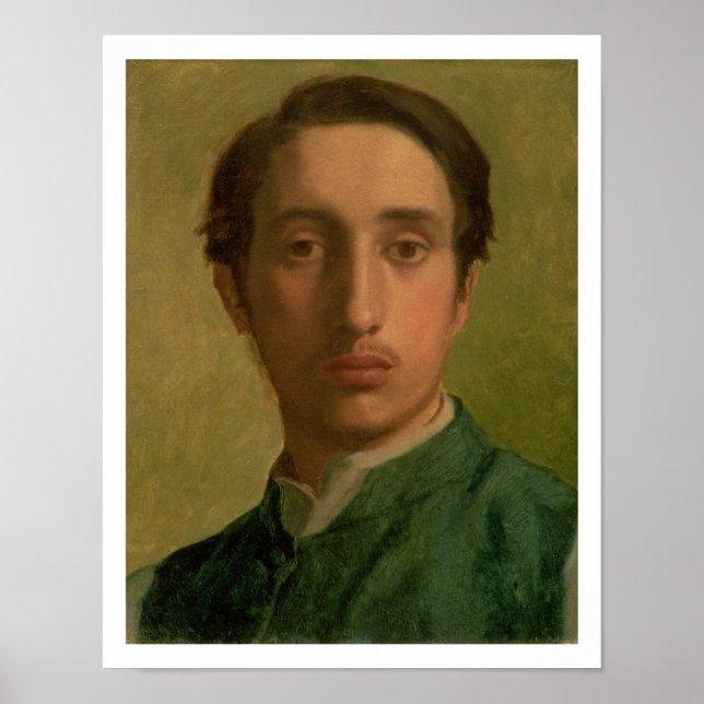 Edgar Degas | SJÄLVPORTRÄTT Poster (Framsidan)