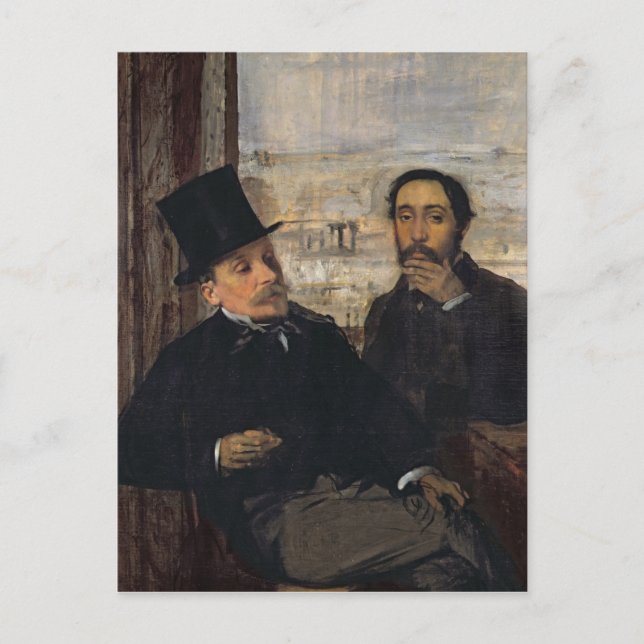 Edgar Degas | Självporträtt w Evariste de Valernes Vykort (Framsida)