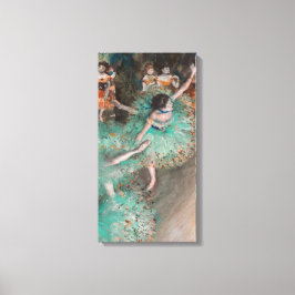 Edgar Degas - Skräddarr / Dancer in Grönt Canvastryck