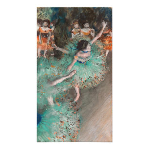 Edgar Degas - Skräddarr / Dancer in Grönt Fototryck