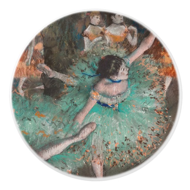 Edgar Degas - Skräddarr / Dancer in Grönt Knopp (Framsidan)