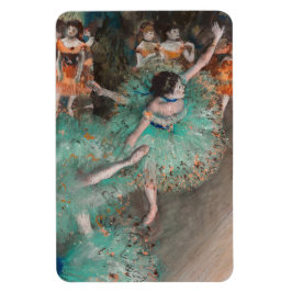 Edgar Degas - Skräddarr / Dancer in Grönt Magnet
