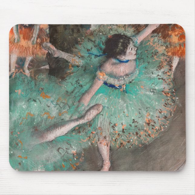 Edgar Degas - Skräddarr / Dancer in Grönt Musmatta (Framsidan)