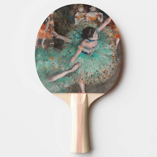 Edgar Degas - Skräddarr / Dancer in Grönt Pingisracket (Framsidan)
