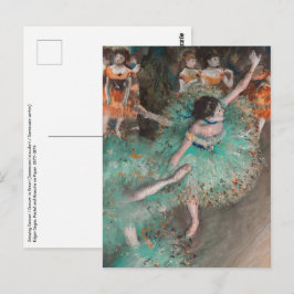 Edgar Degas - Skräddarr / Dancer in Grönt Vykort