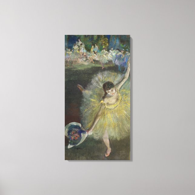 Edgar Degas | Slut på en Arabesque, 1877 Canvastryck (Framsida)
