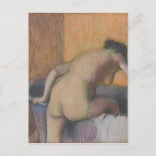 Edgar Degas Snabb övergång till en tub Vykort