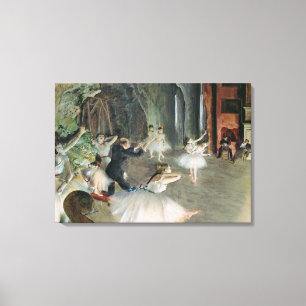Edgar Degas   som repetitionen av baletten Canvastryck