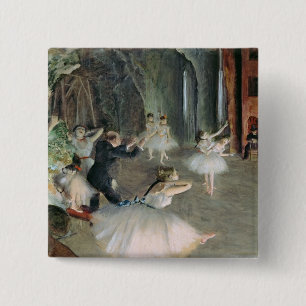 Edgar Degas som repetitionen av baletten Knapp