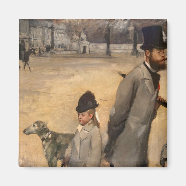 Edgar Degas | Ställe de la Concorde, 1875 Magnet (Framsidan)