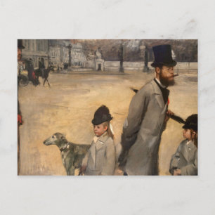 Edgar Degas Ställe de la Concorde, 1875 Vykort