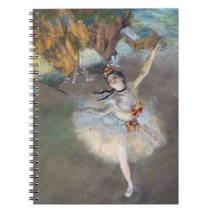 Edgar Degas - Stjärna/dansare på scenen Anteckningsbok