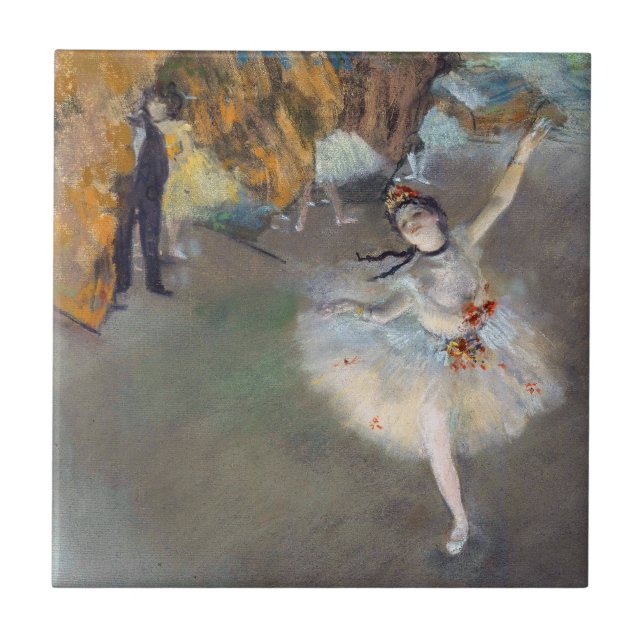 Edgar Degas - Stjärna/dansare på scenen Kakelplatta (Framsidan)
