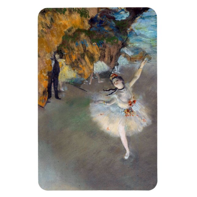 Edgar Degas - Stjärna/dansare på scenen Magnet (Vertikal)