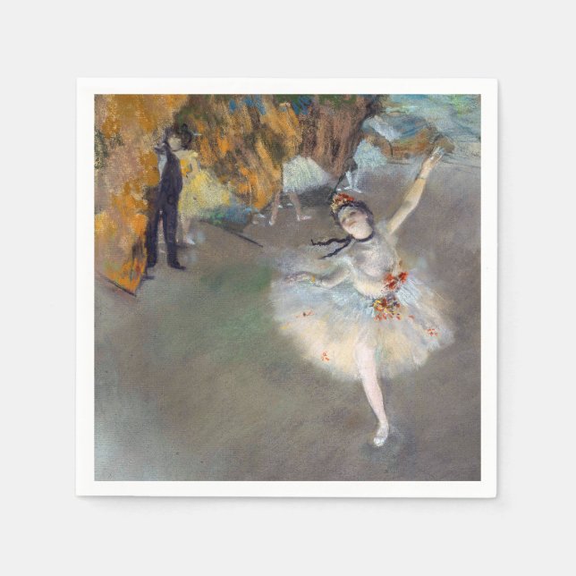 Edgar Degas - Stjärna/dansare på scenen Pappersservett (Framsidan)