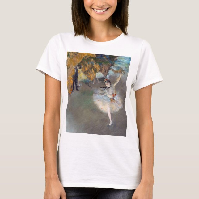 Edgar Degas - Stjärna/dansare på scenen T Shirt (Framsida)