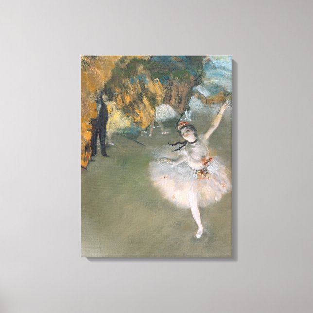 Edgar Degas | Stjärna eller dansare på scenen Canvastryck (Framsida)