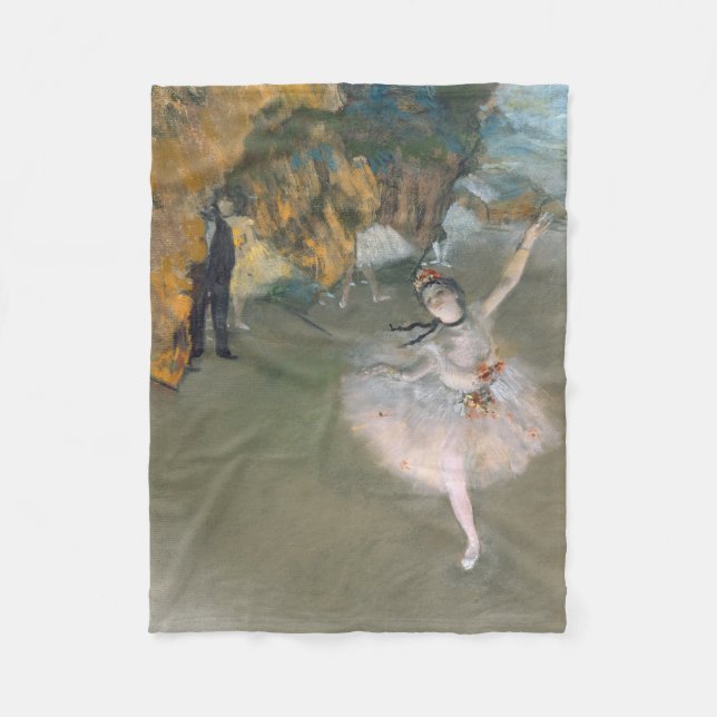 Edgar Degas | Stjärna eller dansare på scenen Fleecefilt (Framsidan)