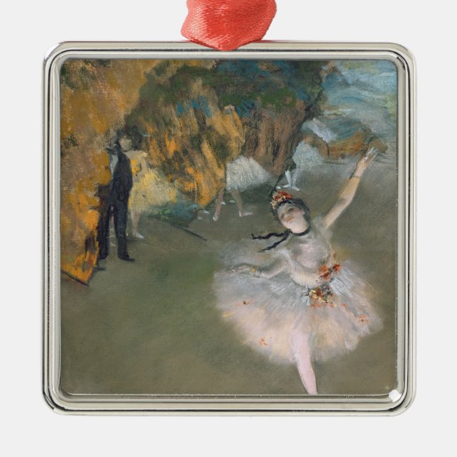 Edgar Degas | Stjärna eller dansare på scenen Julgransprydnad Metall (Framsidan)
