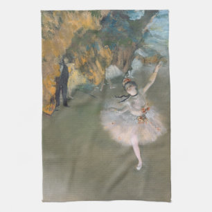 Edgar Degas Stjärna eller dansare på scenen Kökshandduk