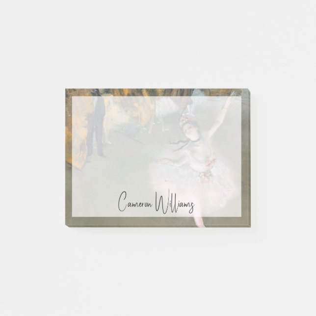 Edgar Degas | Stjärna eller dansare på scenen Post-it Block (Framsida)