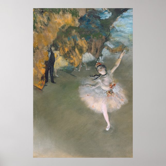 Edgar Degas | Stjärna eller dansare på scenen Poster (Framsidan)
