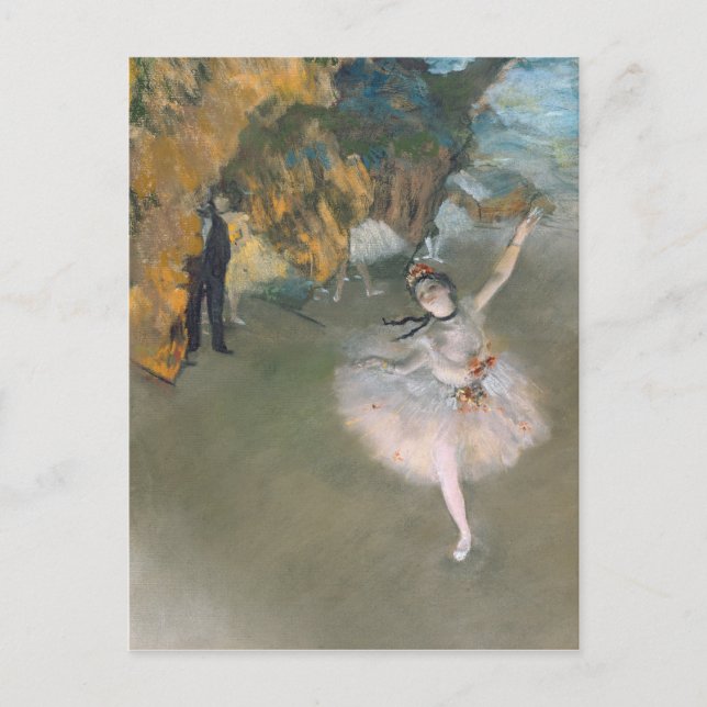 Edgar Degas | Stjärna eller dansare på scenen Vykort (Framsida)